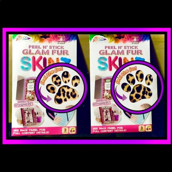 Bundle of Grafix Peel N' Stick "Glam Fur" SKINZ - Picture 7 of 12